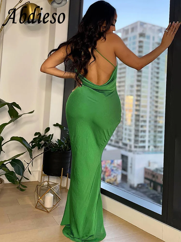 Abdieso Spaghetti Strap Summer Maxi Bodycon Dress For Women 2022 Blue Sleeveless Backless Sexy Prom Party Dresses Beach Elegant 
Abdieso Spaghetti Strap Summer Maxi Bodycon Dress For Women 2022 Blue Sleeveless Backless Sexy Prom Party Dresses Beach Elegant