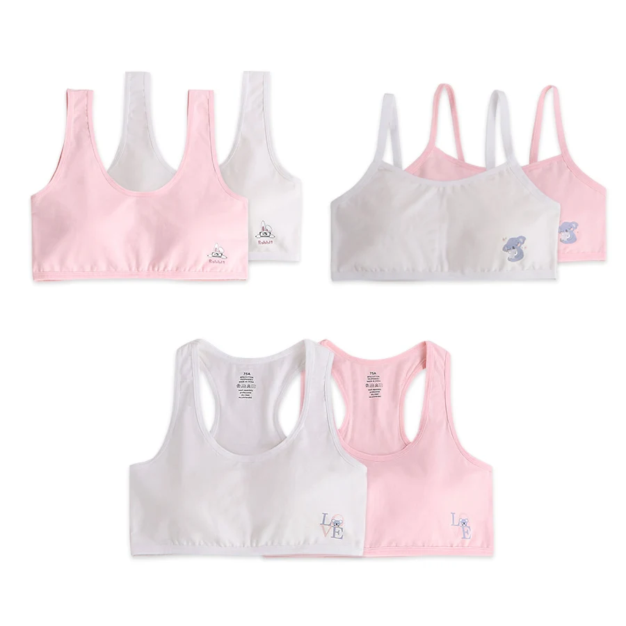 Pitidrogo 2PCS/LOT 8-16Y Baby Girls Cotton Bra student Teenager Training Bra SCB28
Pitidrogo 2PCS/LOT 8-16Y Baby Girls Cotton Bra student Teenager Training Bra SCB28
