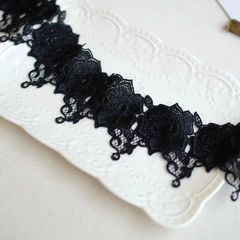 5 ярдов, ширина 7 см, флуоресцентный черный полый цветок, венецианская кружевная ткань «сделай сам», аксессуары для одежды различных предмет...
5 ярдов, ширина 7 см, флуоресцентный черный полый цветок, венецианская кружевная ткань «сделай сам», аксессуары для одежды различных предмет...