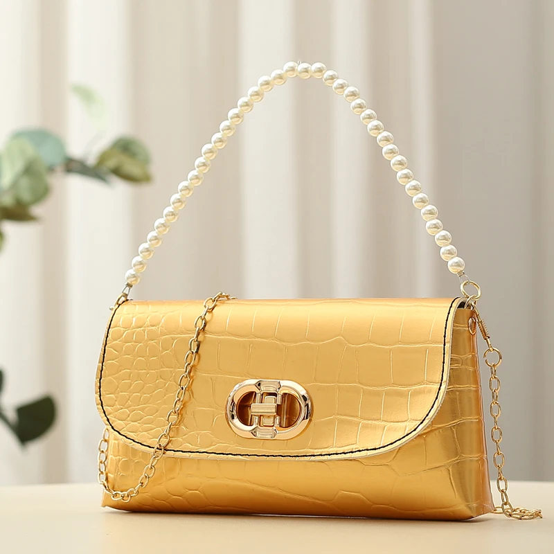 New Simple Handbag Shoulder Multifunctional Ladies Pu Leather Fashion Trend Girl Wallet Rivet Pearl Women's Bag 
New Simple Handbag Shoulder Multifunctional Ladies Pu Leather Fashion Trend Girl Wallet Rivet Pearl Women's Bag
