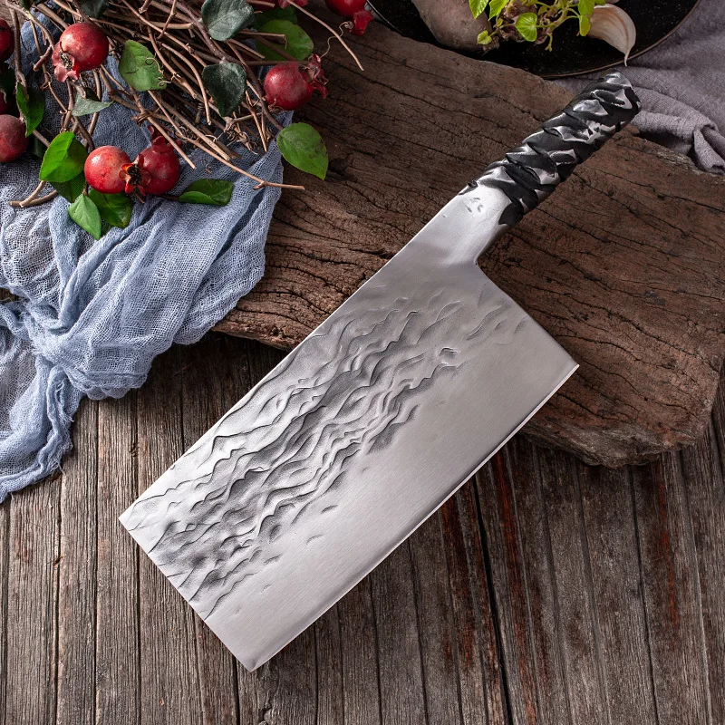7.87inch Stainless Steel Kitchen Knife Forged Handemade Stainless Steel Slicing Butcher Chef Knives Bone Meat Slicer Cleaver
7.87inch Stainless Steel Kitchen Knife Forged Handemade Stainless Steel Slicing Butcher Chef Knives Bone Meat Slicer Cleaver