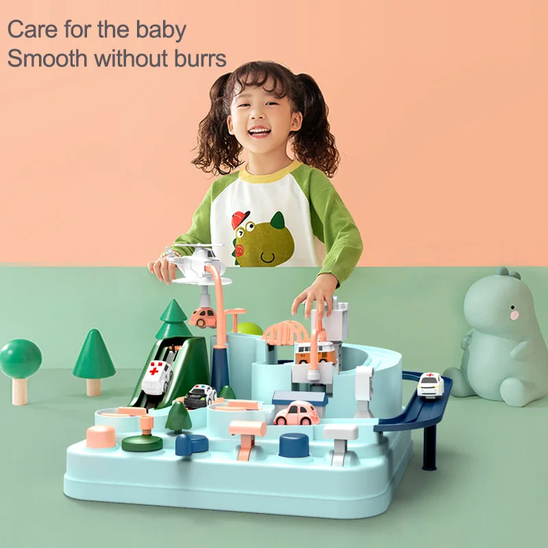 2022 New Children's Toys mini Rail Car Train Track Montessori Toy Boys GirlsRacing Cars Mechanical Adventure Table Game For gift
2022 New Children's Toys mini Rail Car Train Track Montessori Toy Boys GirlsRacing Cars Mechanical Adventure Table Game For gift