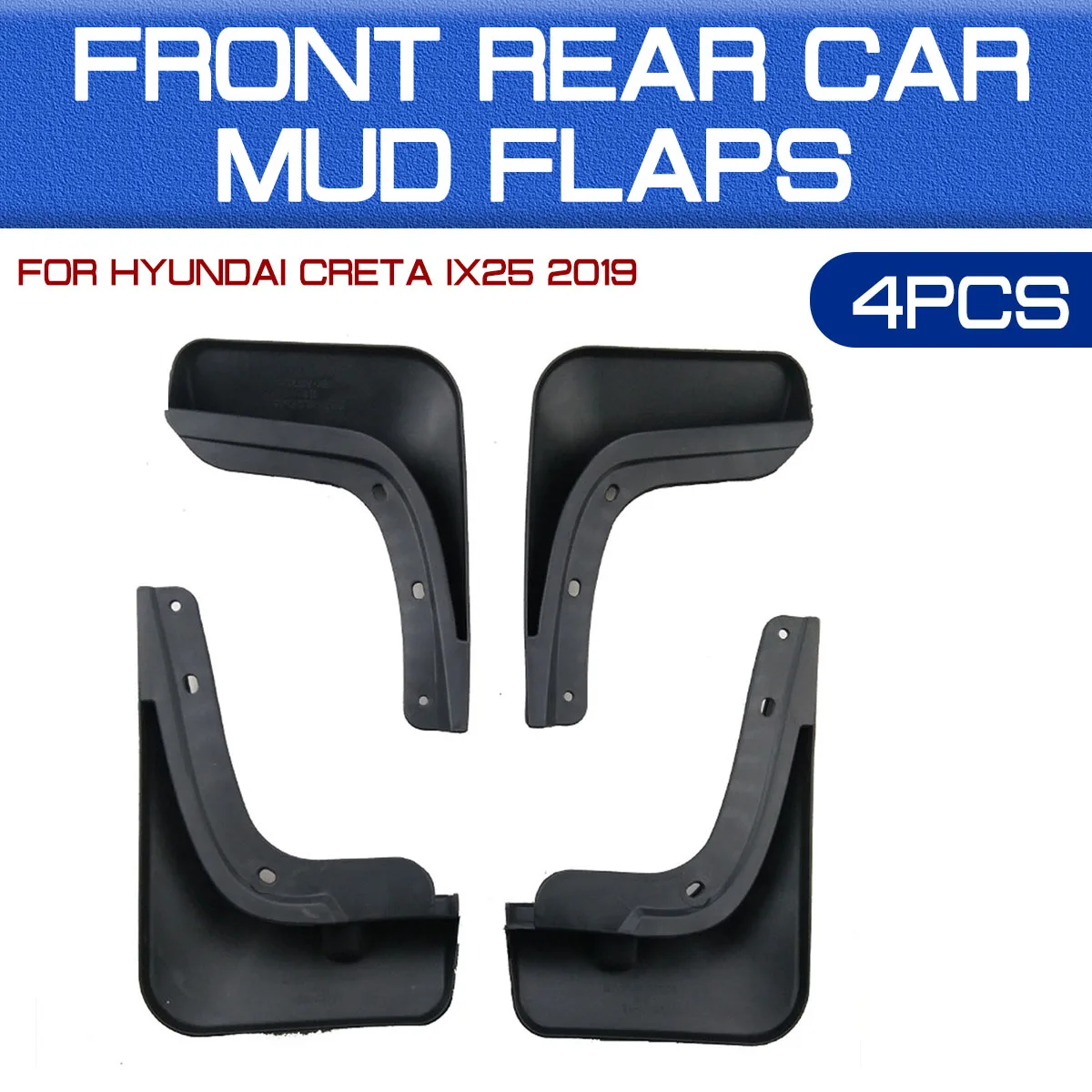 Car Front Rear for HYUNDAI CRETA ix25 2014 2015 2016 2018-2019 Car Mudguards Fender Flares Mud Guard Flap Anti Splash Mudflaps
Car Front Rear for HYUNDAI CRETA ix25 2014 2015 2016 2018-2019 Car Mudguards Fender Flares Mud Guard Flap Anti Splash Mudflaps