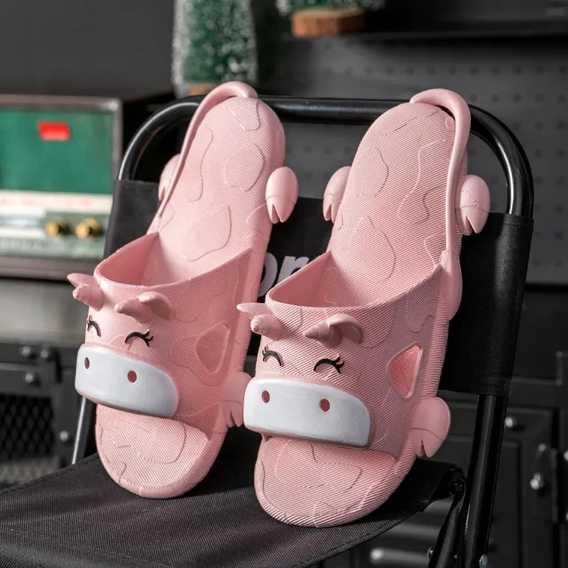 Cute Cow Home Slipper for Women Summer Indoor Bathroom Ladies Shoes Slides Unisex Outdoor Kawaii Cartoon Flips Sandals Slipper
Cute Cow Home Slipper for Women Summer Indoor Bathroom Ladies Shoes Slides Unisex Outdoor Kawaii Cartoon Flips Sandals Slipper