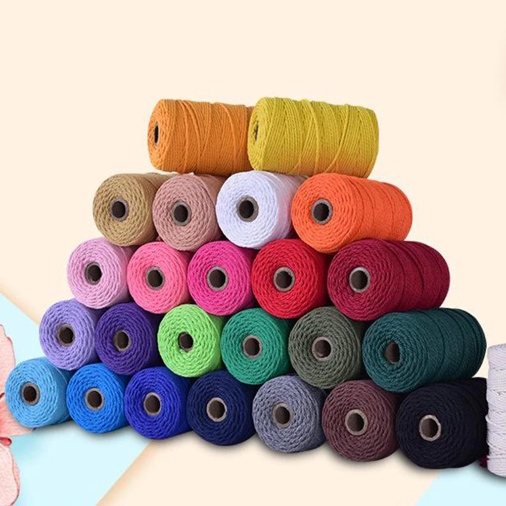 100m Cotton String Twisted Cord Sewing Thread 3mm Craft Macrame Artisan String Rope DIY Sewing Supplies
100m Cotton String Twisted Cord Sewing Thread 3mm Craft Macrame Artisan String Rope DIY Sewing Supplies
