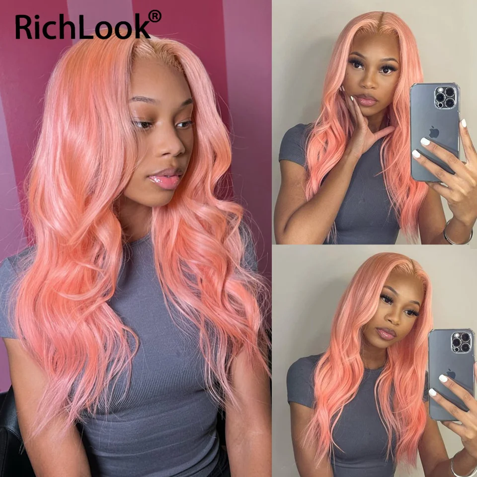 13x4 Pink Colored Human Hair Lace Frontal Wigs Body Wave Wig Human Hair Bone Straight Lace Front Wigs For Women 4x4 Closure Wig
13x4 Pink Colored Human Hair Lace Frontal Wigs Body Wave Wig Human Hair Bone Straight Lace Front Wigs For Women 4x4 Closure Wig