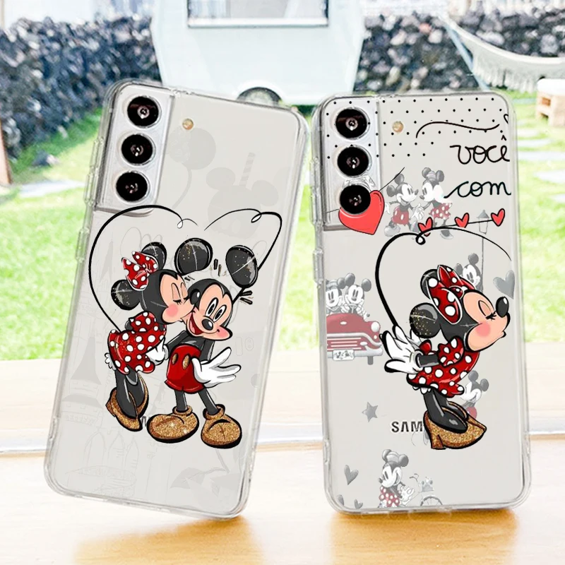 Pink Luxury Minnie Mickey Phone Case For Samsung Galaxy S22 S21 S20 FE Ultra Pro Lite S10 S10E S9 S8 Plus 5G Transparent Cover
Pink Luxury Minnie Mickey Phone Case For Samsung Galaxy S22 S21 S20 FE Ultra Pro Lite S10 S10E S9 S8 Plus 5G Transparent Cover