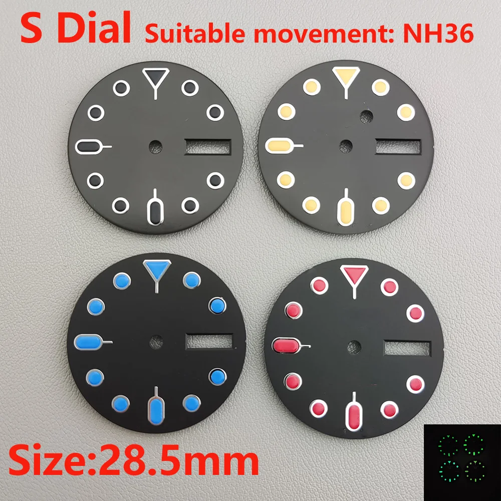 28.5mm NH36 Dial Seiko Watch Dial C3 Super Luminous Fit NH36 Movement Modified Watch Accessories Literally Abalone Seiko
28.5mm NH36 Dial Seiko Watch Dial C3 Super Luminous Fit NH36 Movement Modified Watch Accessories Literally Abalone Seiko