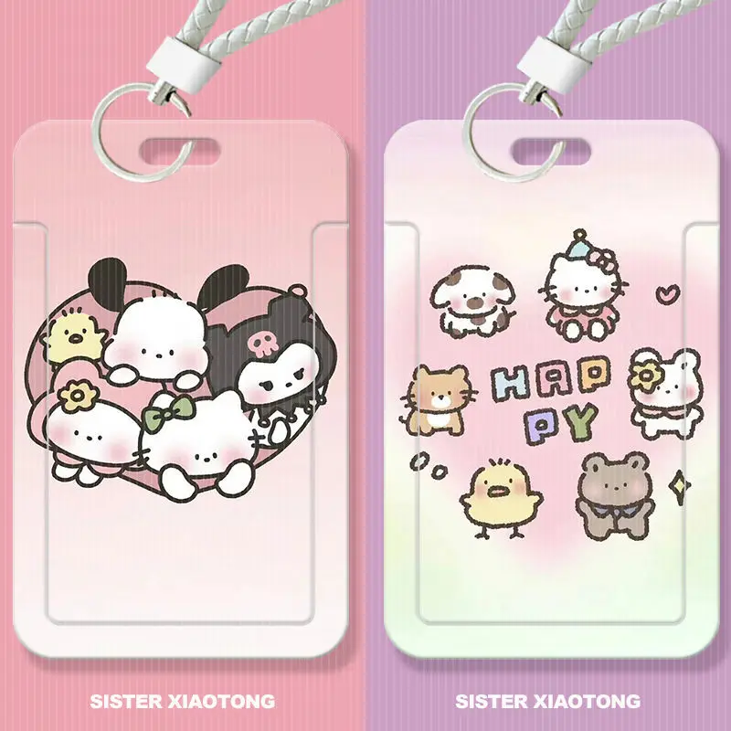 Anime Sanrio Hello Kittys Pochacco Cartoon Cute My Melody Kuromi Card Sleeve Keychain Pattern Water Card Cover Pendant Toy Girls
Anime Sanrio Hello Kittys Pochacco Cartoon Cute My Melody Kuromi Card Sleeve Keychain Pattern Water Card Cover Pendant Toy Girls