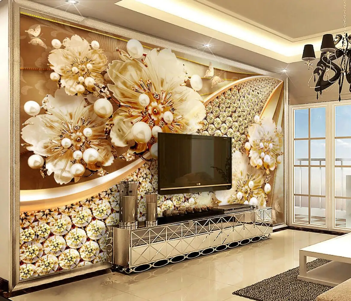 

beibehang Custom Photo Mural wallpaper TV Background Wall Painting Golden leaves Wallpapers for Living Room Bedroom 3D Embossed