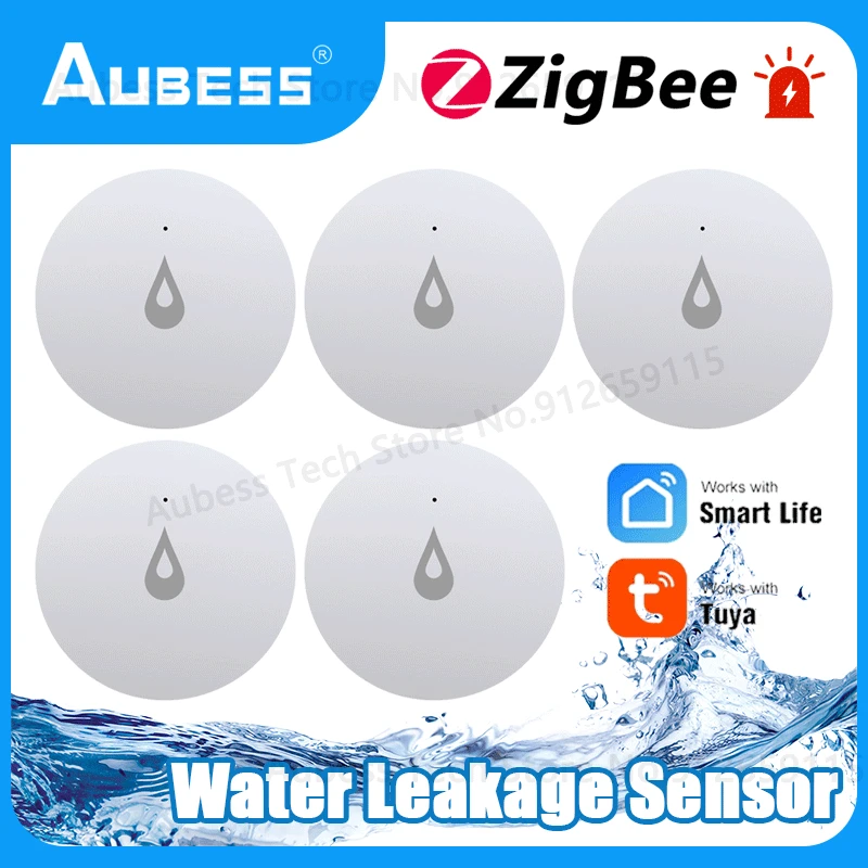 Датчик утечки воды AUBESS Tuya ZigBee, умный детектор уровня воды для дома, защита от протечек
Датчик утечки воды AUBESS Tuya ZigBee, умный детектор уровня воды для дома, защита от протечек