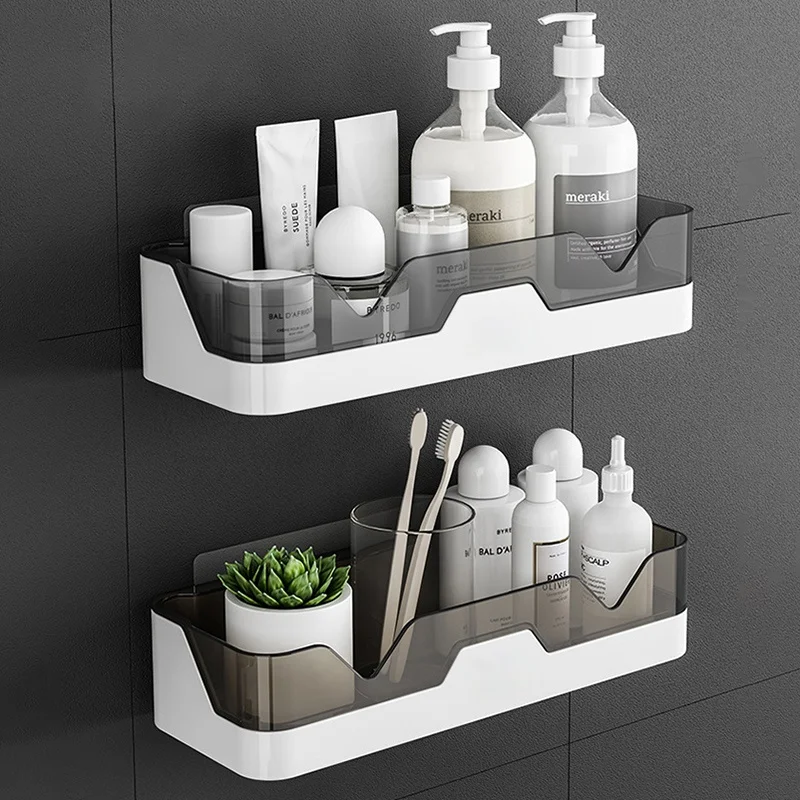 Waterproof Wall-mounted Plastic Storage Shelf Fashion Simple Style Shower Organizer Rack Kitchen And Bathroom Storage Holder
Waterproof Wall-mounted Plastic Storage Shelf Fashion Simple Style Shower Organizer Rack Kitchen And Bathroom Storage Holder