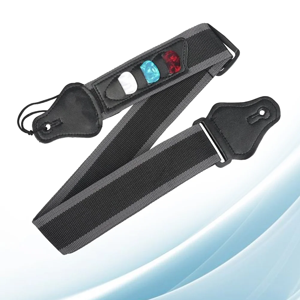 Electric Guitar Strap Adjustable Shouler Strap for Electric and Acoustic Classical Bass Guitar with 3 picks ( Black )
Electric Guitar Strap Adjustable Shouler Strap for Electric and Acoustic Classical Bass Guitar with 3 picks ( Black )