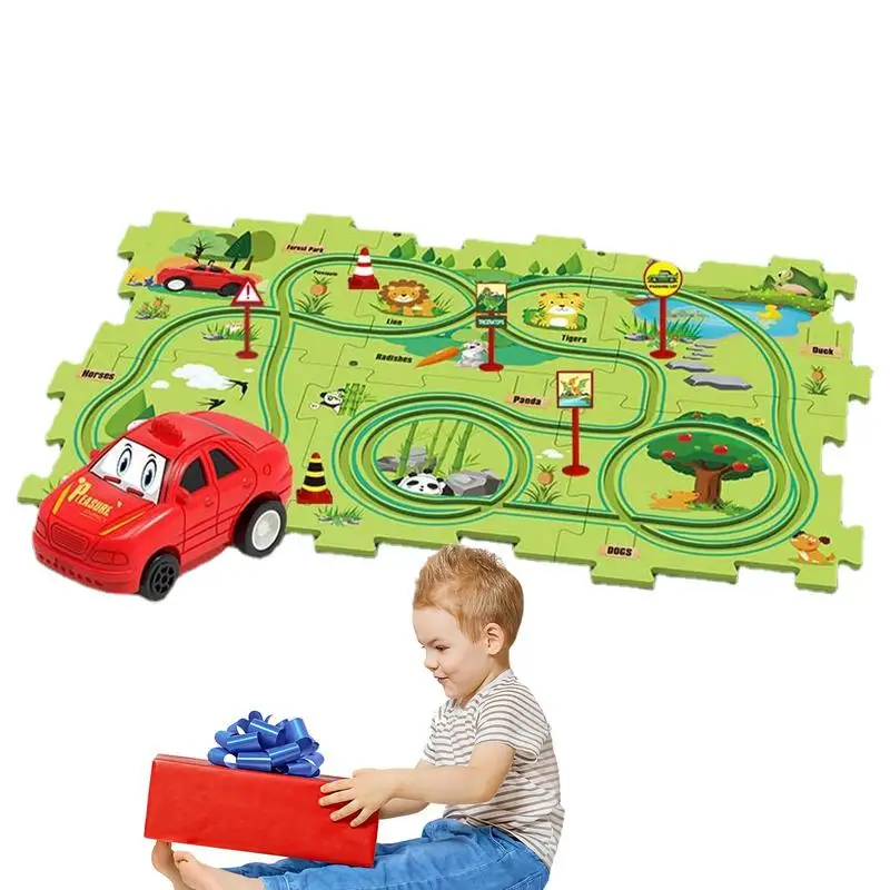 Flexible Railway Track Rail Car Puzzle Toy DIY Assemble Parent-child Interaction Toy Electric Track Car Puzzle Toys Gifts
Flexible Railway Track Rail Car Puzzle Toy DIY Assemble Parent-child Interaction Toy Electric Track Car Puzzle Toys Gifts