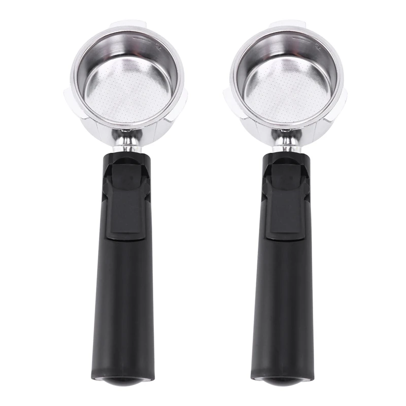 2X,51Mm Stainless Steel Bottomless Coffee Portafilter For Professional Coffee Maker Accessory
2X,51Mm Stainless Steel Bottomless Coffee Portafilter For Professional Coffee Maker Accessory