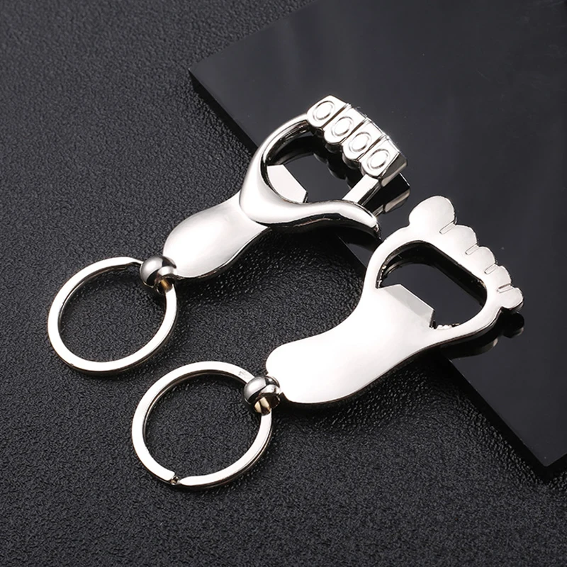 Metal Beer Keychain Bottle Opener Palm/Foot Bottle Opener Keychain Metal Car Key Ring Car Bag Ornament 1 Pc
Metal Beer Keychain Bottle Opener Palm/Foot Bottle Opener Keychain Metal Car Key Ring Car Bag Ornament 1 Pc