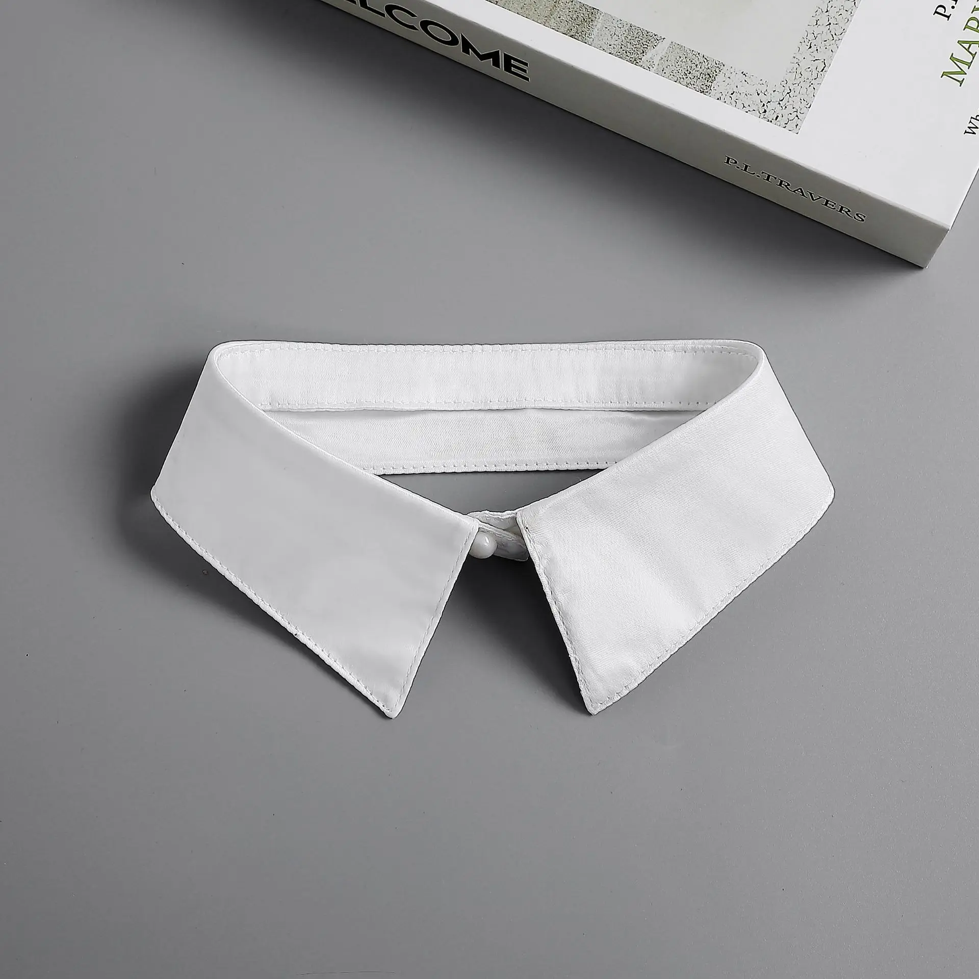 

Модная классическая черно-белая рубашка с ложным воротником галстук винтажный съемный воротник ложный воротник лацкан блузка Топ для женщ...
