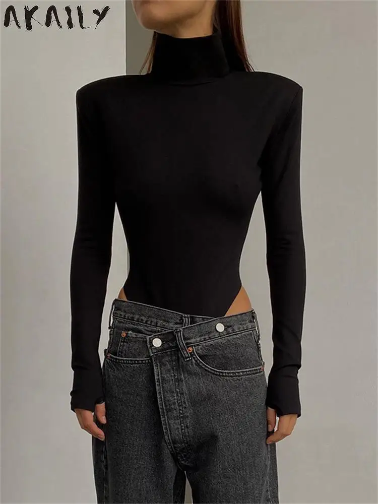 Осенний Черный боди Akaily с открытой спиной для женщин, модный Цельный Наряд Для вечерние, 2022, женский сексуальный топ с длинным рукавом
Осенний Черный боди Akaily с открытой спиной для женщин, модный Цельный Наряд Для вечерние, 2022, женский сексуальный топ с длинным рукавом