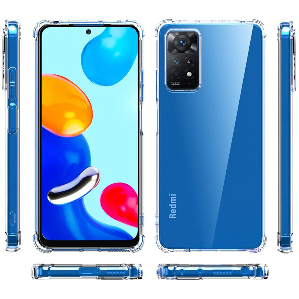 Soft Clear Case for Redmi Note11/11S/11Pro Phone Cases Redmi Note 11 Pro 5G Shockproof Silicone Cover Xiaomi Note 11 S Case
Soft Clear Case for Redmi Note11/11S/11Pro Phone Cases Redmi Note 11 Pro 5G Shockproof Silicone Cover Xiaomi Note 11 S Case