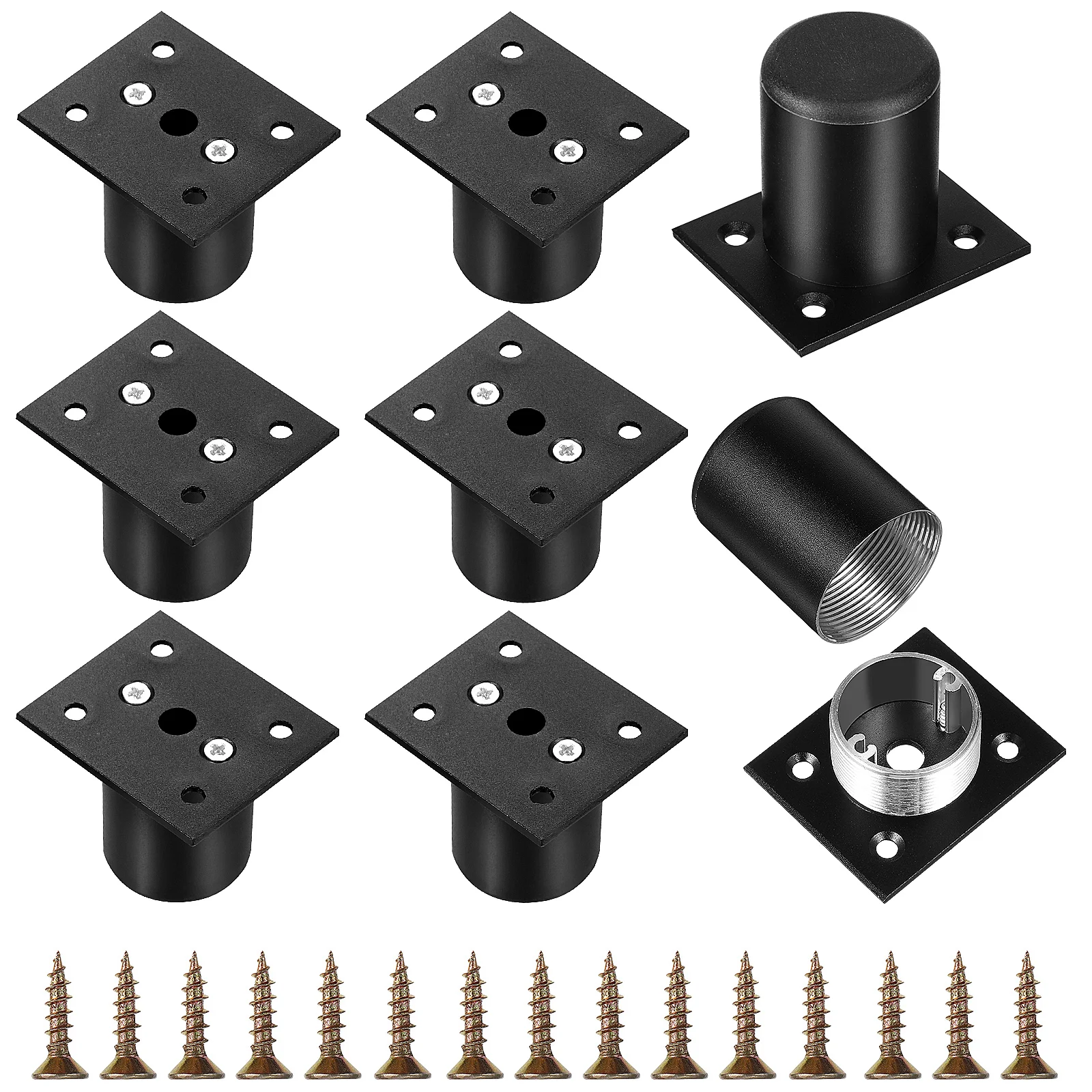8 Pcs Black Furniture Legs Cabinet Legs Cupboard Leveler Metal Aluminum Alloy DIY
8 Pcs Black Furniture Legs Cabinet Legs Cupboard Leveler Metal Aluminum Alloy DIY