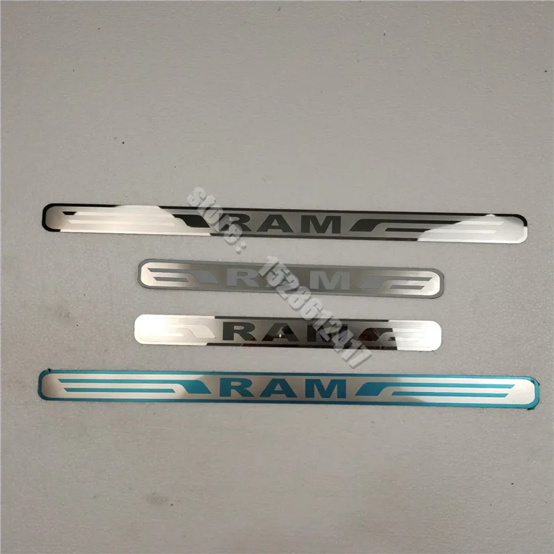 For Dodge RAM 1500 2500 4000 2016-2021 Car Door Sill Scuff Plate Trim Stainless steel door sill protector Pedal Accessories
For Dodge RAM 1500 2500 4000 2016-2021 Car Door Sill Scuff Plate Trim Stainless steel door sill protector Pedal Accessories