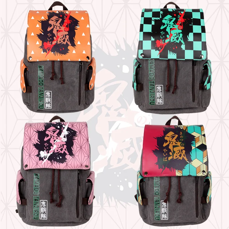 E-Mell Demon Slayer Kamado Tanjirou Nezuko Agatsuma Zenitsu Tomioka Giyuu Shoulder Canvas Bag Backpack
E-Mell Demon Slayer Kamado Tanjirou Nezuko Agatsuma Zenitsu Tomioka Giyuu Shoulder Canvas Bag Backpack