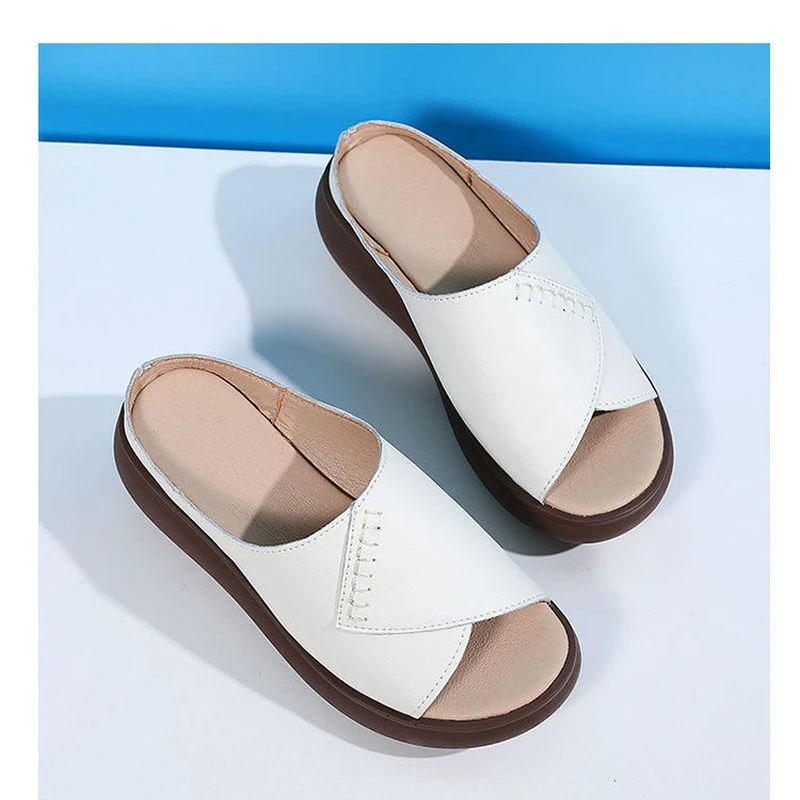 Ladies Slippers 2022 Ladies Summer Moccasins Women's Wedge Heel Fashion Thick Sole Non-Slip Comfortable Beach Shoes
Ladies Slippers 2022 Ladies Summer Moccasins Women's Wedge Heel Fashion Thick Sole Non-Slip Comfortable Beach Shoes