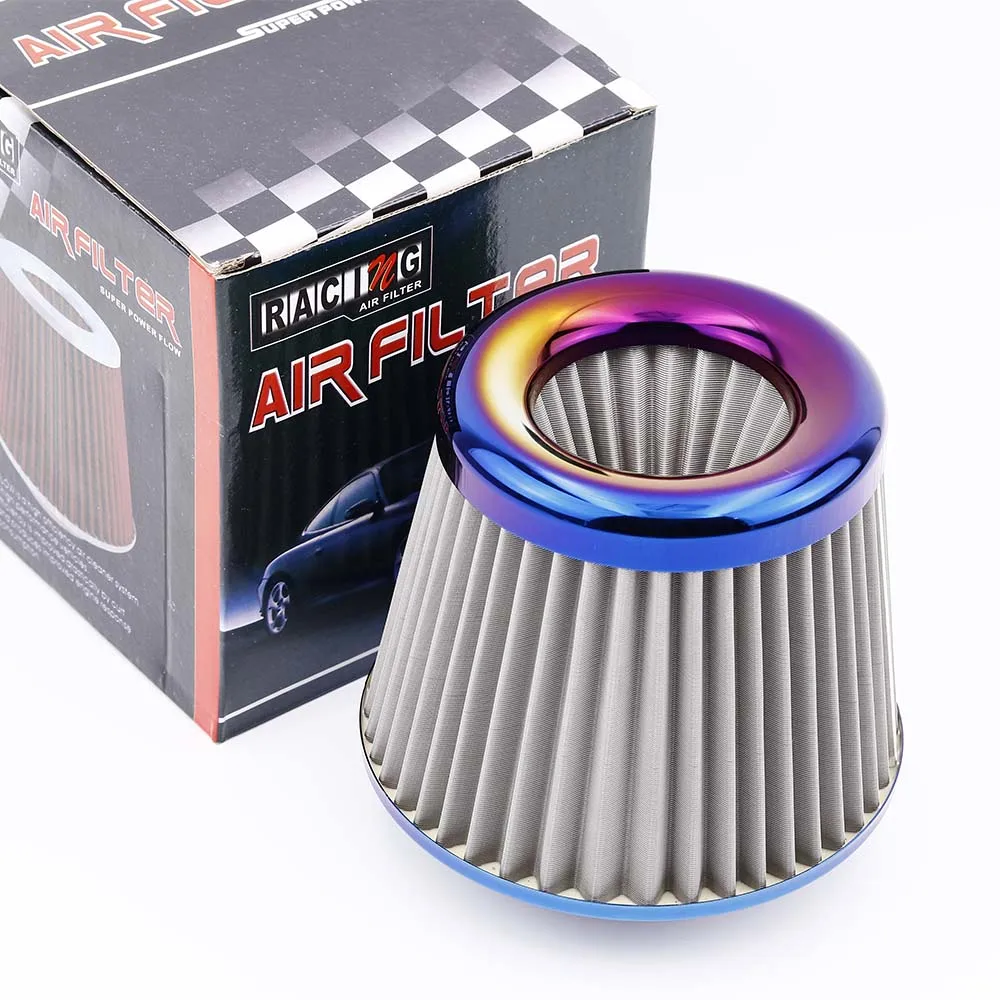 JDM Burnt Blue 3" 76mm High Flow Cold Air Intake Filter Cleaner Racing Car Air Filter
JDM Burnt Blue 3" 76mm High Flow Cold Air Intake Filter Cleaner Racing Car Air Filter