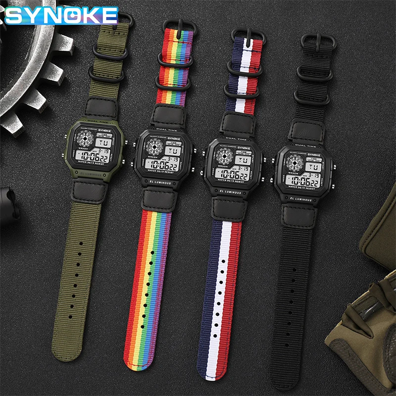 SYNOKE Military Digital Watches Men Waterproof Multifunction Stopwatch LED Fitness Watch Relogio Masculino Watches for Men
SYNOKE Military Digital Watches Men Waterproof Multifunction Stopwatch LED Fitness Watch Relogio Masculino Watches for Men