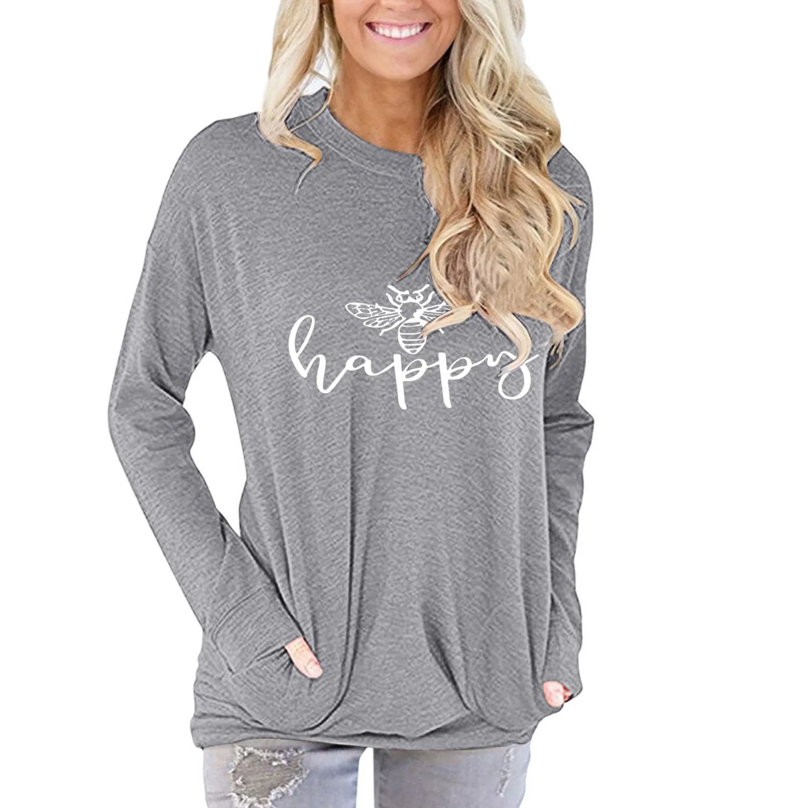 Women Long Sleeve Printed Casual O Neck Shirt Pockets Graphic Tops Blouse Top Women Dressy Party Shirts Women
Women Long Sleeve Printed Casual O Neck Shirt Pockets Graphic Tops Blouse Top Women Dressy Party Shirts Women
