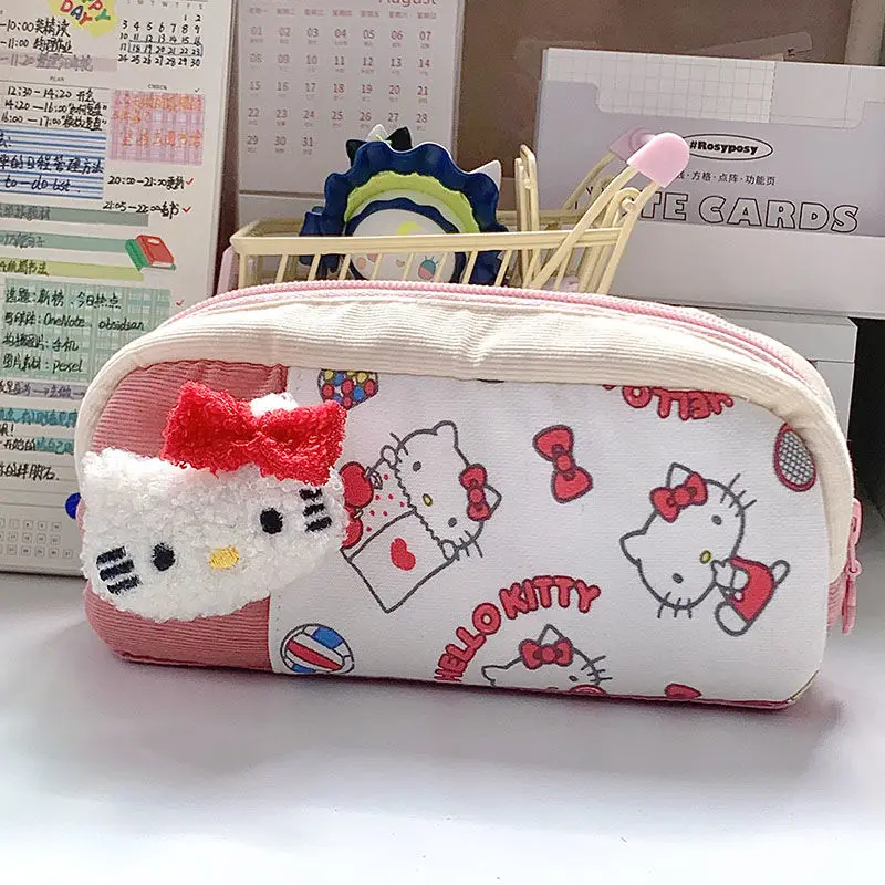 Kawaii Sanrio Pencil Bag Cute Hellokittys My Melody Cinnamoroll Cartoon Large Capacity Pencil Bag Stationery Bag for Girls Gift
Kawaii Sanrio Pencil Bag Cute Hellokittys My Melody Cinnamoroll Cartoon Large Capacity Pencil Bag Stationery Bag for Girls Gift