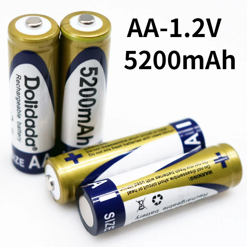 100% Original 1.2V AA battery 5200mAh Ni-MH Rechargeable aa Battery For Toys Camera Microphone
100% Original 1.2V AA battery 5200mAh Ni-MH Rechargeable aa Battery For Toys Camera Microphone