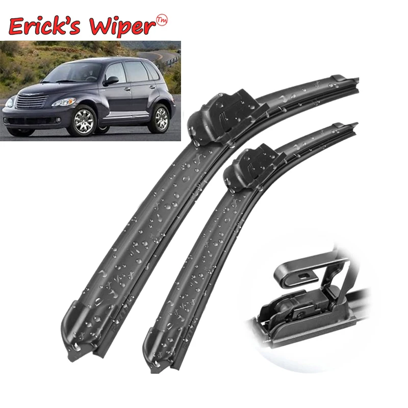 Erick's Wiper LHD Front Wiper Blades For Chrysler PT Cruiser 2000 - 2010 Windshield Windscreen Front Window 21"+20"
Erick's Wiper LHD Front Wiper Blades For Chrysler PT Cruiser 2000 - 2010 Windshield Windscreen Front Window 21"+20"