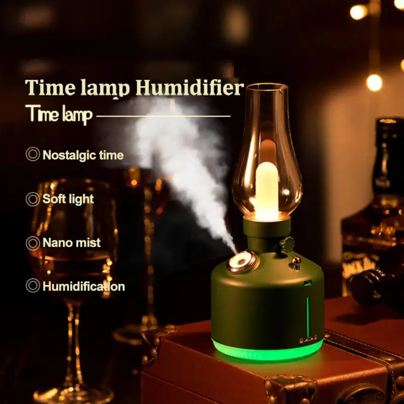 USB Retro Lamp Air Humidifier With LED Light Wireless Aroma Diffuser Chargeable Essential Oil Diffuser For Home Decoration
USB Retro Lamp Air Humidifier With LED Light Wireless Aroma Diffuser Chargeable Essential Oil Diffuser For Home Decoration