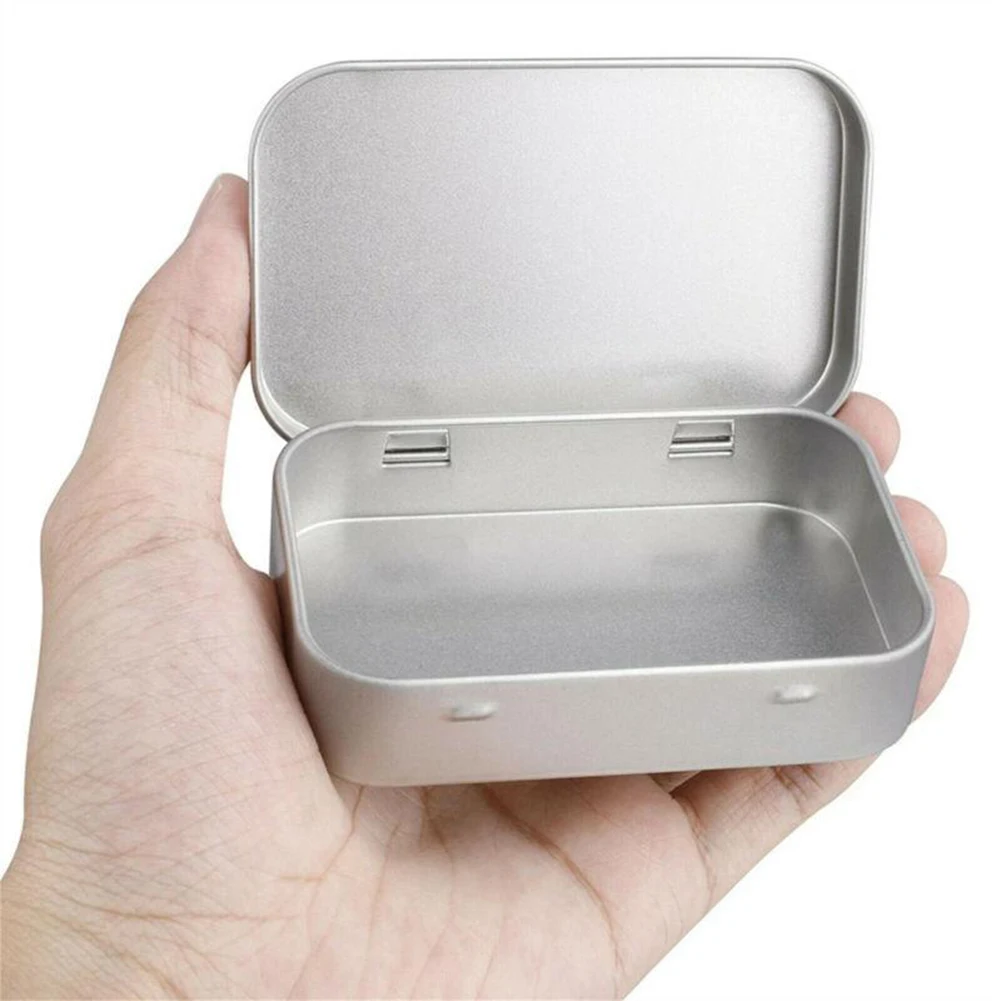12Pcs Metal Hinged Tins Container Portable Square Hinged Flip Storage Tin Box Small Storage Case Jewelry Coin Candy Organizer
12Pcs Metal Hinged Tins Container Portable Square Hinged Flip Storage Tin Box Small Storage Case Jewelry Coin Candy Organizer