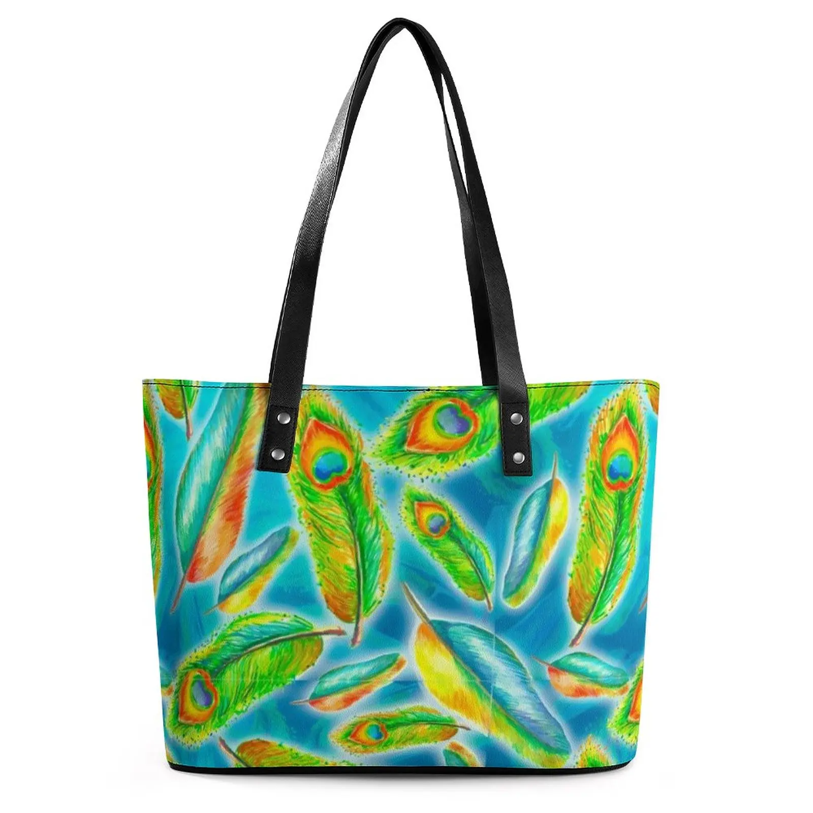 Красочные сумки с павлиньими перьями, сумка-тоут с ручкой с животным принтом, женская модная пляжная сумка-шоппер Y2k сумка через плечо из иск...
Красочные сумки с павлиньими перьями, сумка-тоут с ручкой с животным принтом, женская модная пляжная сумка-шоппер Y2k сумка через плечо из иск...