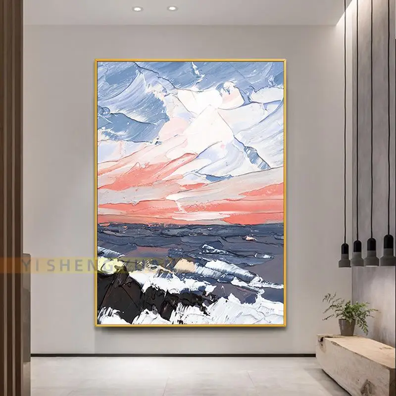 

Home Wall Art Canvas Painting New Arrival Abstract Oil Painting With Rich Colors Modern Picture For Living Room No Framed