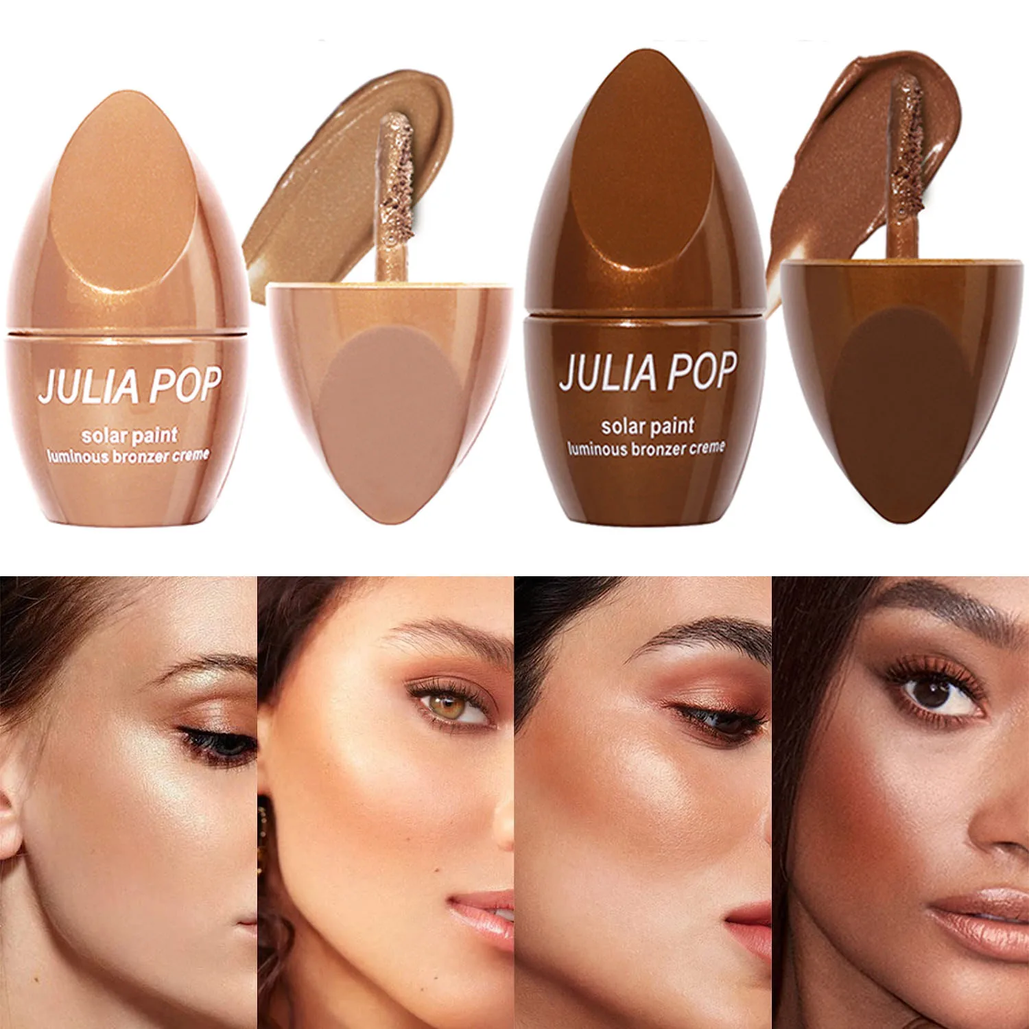 Shimmer Liquid Bronzer Contouring Highlighter Waterproof Smooth Face Brighten Bronze Illuminator Professional Makeups for Women
Shimmer Liquid Bronzer Contouring Highlighter Waterproof Smooth Face Brighten Bronze Illuminator Professional Makeups for Women