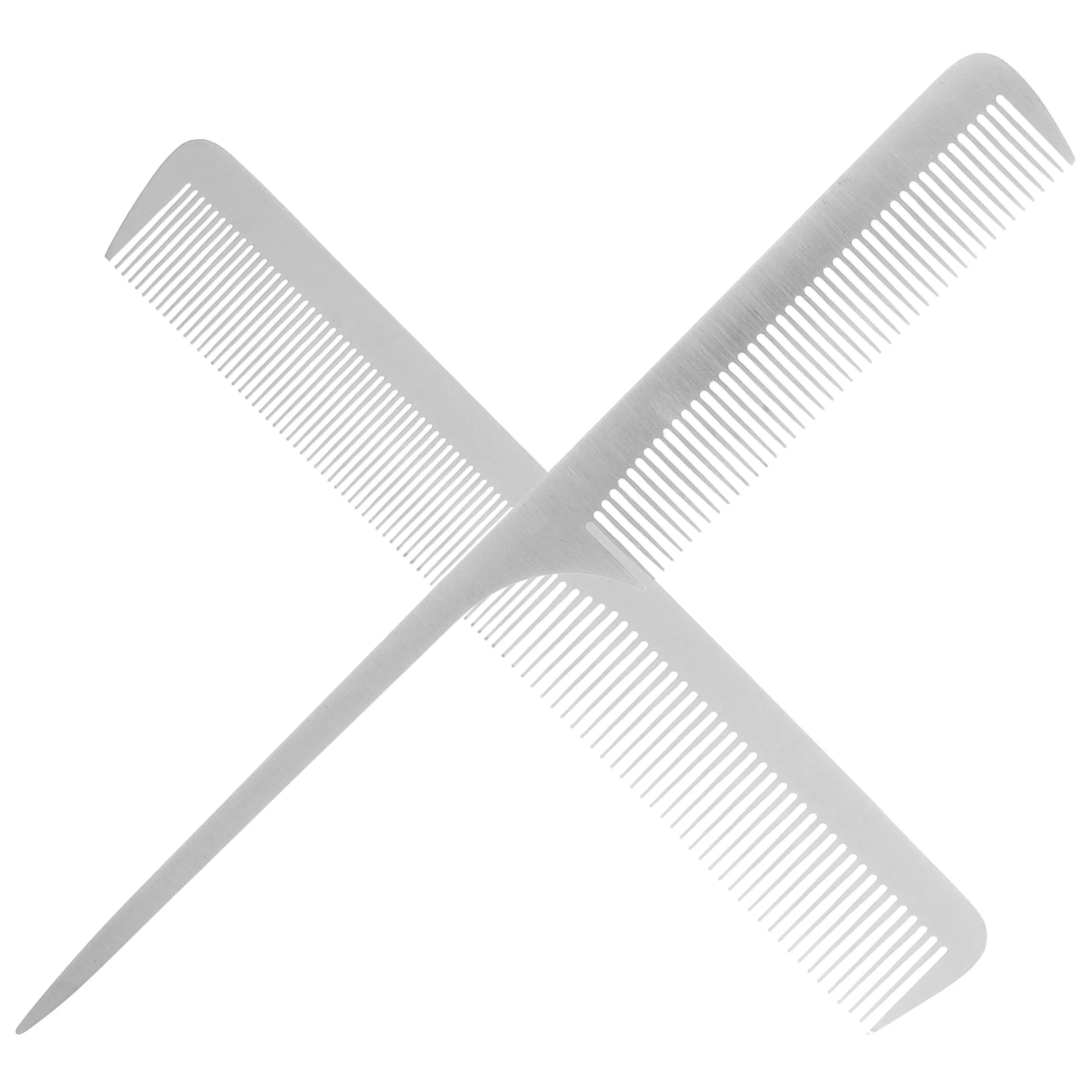 2 Pcs Detangler Comb Hair Combs Haircut Teasing Women Stainless Steel Cutting Salon Parting Tip
2 Pcs Detangler Comb Hair Combs Haircut Teasing Women Stainless Steel Cutting Salon Parting Tip