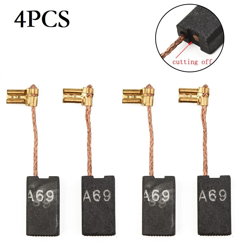 4Pcs Carbon Brushes 22.9*12.2*6.1mm Spare Parts For Bosch GBH5400 GBH5-38 X GSH38 GBH5-40D GSH500 A69 Power Tool Accessories
4Pcs Carbon Brushes 22.9*12.2*6.1mm Spare Parts For Bosch GBH5400 GBH5-38 X GSH38 GBH5-40D GSH500 A69 Power Tool Accessories