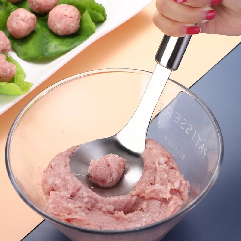 Stainless Steel Meatball Machine Fish Ball Shrimp Slippery Rice Ball Making Food Mold Tools Snack Food Tools kitchen Tools
Stainless Steel Meatball Machine Fish Ball Shrimp Slippery Rice Ball Making Food Mold Tools Snack Food Tools kitchen Tools