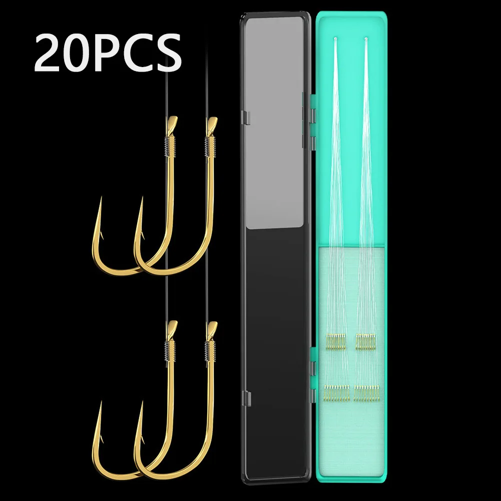 20pcs/set Titanium Alloy Fishing Hook With Storage Box Barbed Fish Hooks With Line Fish Tackle Tools Pesca Iscas Accessories
20pcs/set Titanium Alloy Fishing Hook With Storage Box Barbed Fish Hooks With Line Fish Tackle Tools Pesca Iscas Accessories