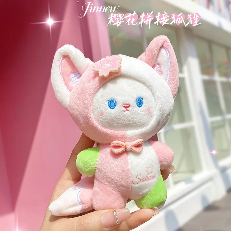 Fashion Pink Cherry Plush Fox Bunny Bear Anime Keychain Pendant Doll Women Men Keychain Accessories Keyring Key Charm Gift
Fashion Pink Cherry Plush Fox Bunny Bear Anime Keychain Pendant Doll Women Men Keychain Accessories Keyring Key Charm Gift