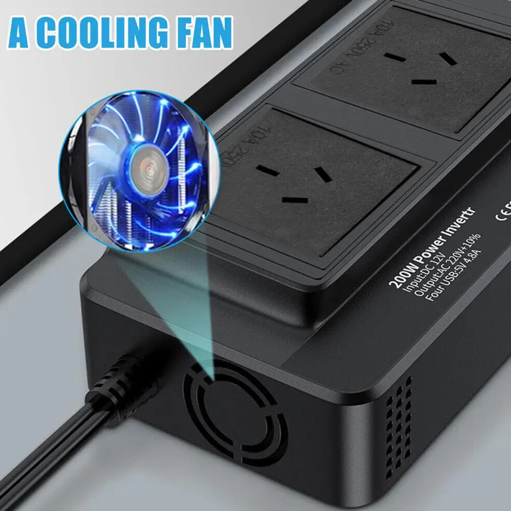 Автомобильный инвертор N9h2, 12 В переменного тока 240 в 200 Вт, преобразователь напряжения Type-c, быстрое зарядное устройство для автомобиля, Usb-инвертор, дисплей, адаптер для зарядки
Автомобильный инвертор N9h2, 12 В переменного тока 240 в 200 Вт, преобразователь напряжения Type-c, быстрое зарядное устройство для автомобиля, Usb-инвертор, дисплей, адаптер для зарядки