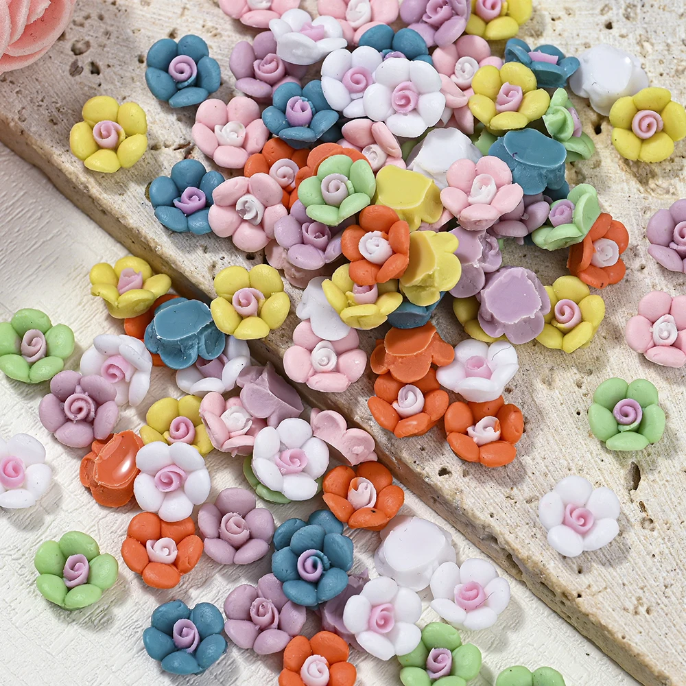 100pcs 3D Handmade Ceramic Flower Nail Charm 9MM 5-Petal Flower Shape Nail Art Decor 8 Colors Mini Jewelry Manicure Accesories*
100pcs 3D Handmade Ceramic Flower Nail Charm 9MM 5-Petal Flower Shape Nail Art Decor 8 Colors Mini Jewelry Manicure Accesories*