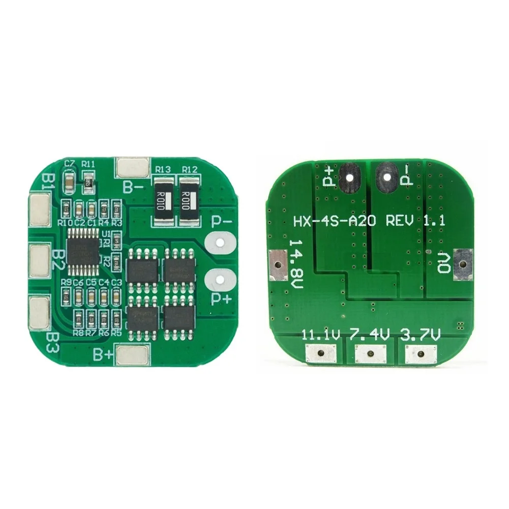 4S 14,8 V/16,8 V 20A Peak Li-Ion BMS PCM Защитная плата для зарядки литиевых батарей LicoO2, защитная печатная плата
4S 14,8 V/16,8 V 20A Peak Li-Ion BMS PCM Защитная плата для зарядки литиевых батарей LicoO2, защитная печатная плата