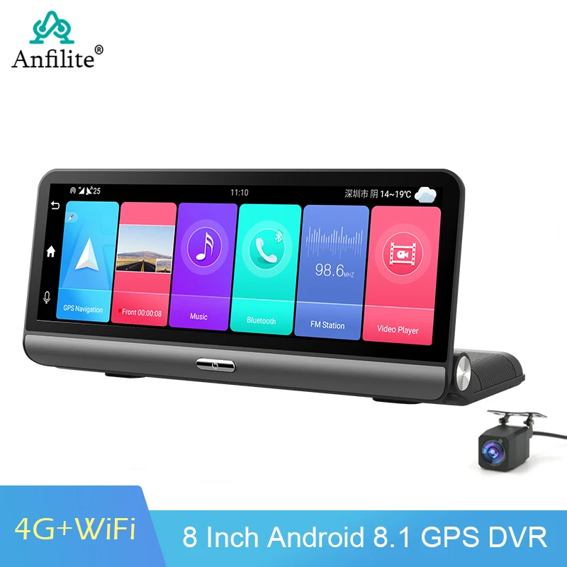 8-дюймовый 4G GPS-навигатор Приборная панель Bluetooth ADAS 1080P Двойной объектив Android 8.1 Автомобильный видеорегистратор Камера вождение рекордер APP Уд...
8-дюймовый 4G GPS-навигатор Приборная панель Bluetooth ADAS 1080P Двойной объектив Android 8.1 Автомобильный видеорегистратор Камера вождение рекордер APP Уд...