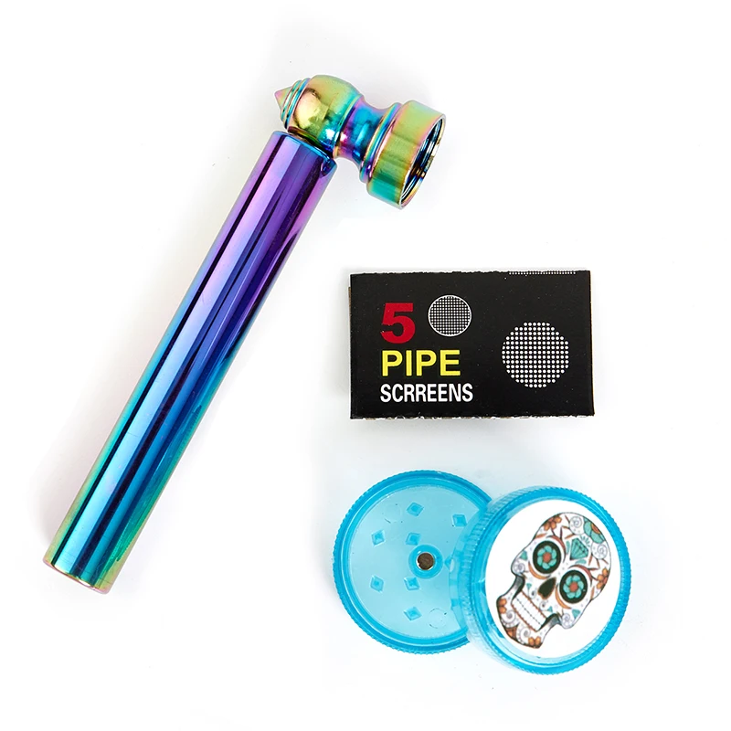 Набор металлических трубок для сорняков, пластиковые аксессуары для курения табака
Набор металлических трубок для сорняков, пластиковые аксессуары для курения табака