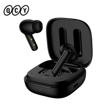 New QCY T13 ANC Wireless Earphone Active Noise Cancelling Bluetooth 5.3 Headphone 4 Mics ENC HD Call TWS Earbuds HiFi Earphones