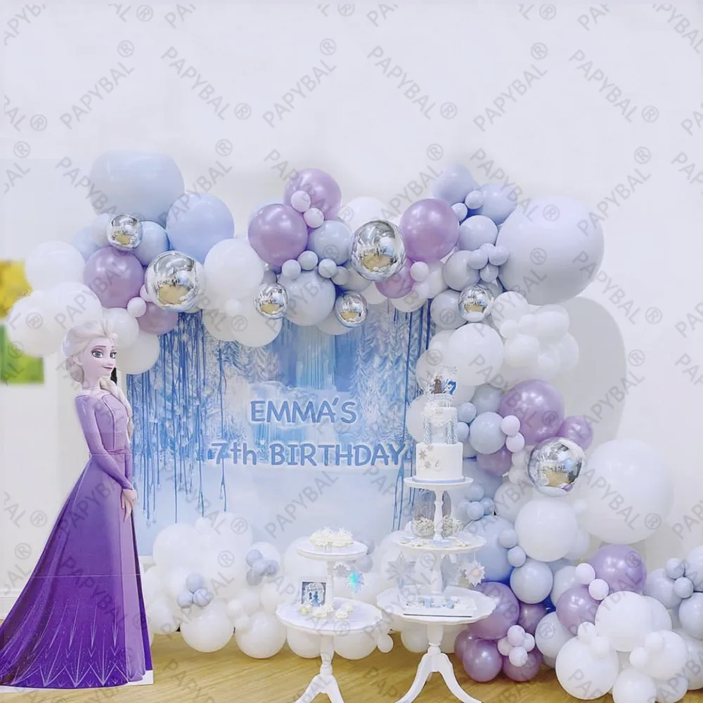 Disney Frozen Elsa Theme Blue Purple Latex Balloons Garland Arch Kit With 150cm Fabric Backdrop Decoration Kids Birthday Gift
Disney Frozen Elsa Theme Blue Purple Latex Balloons Garland Arch Kit With 150cm Fabric Backdrop Decoration Kids Birthday Gift